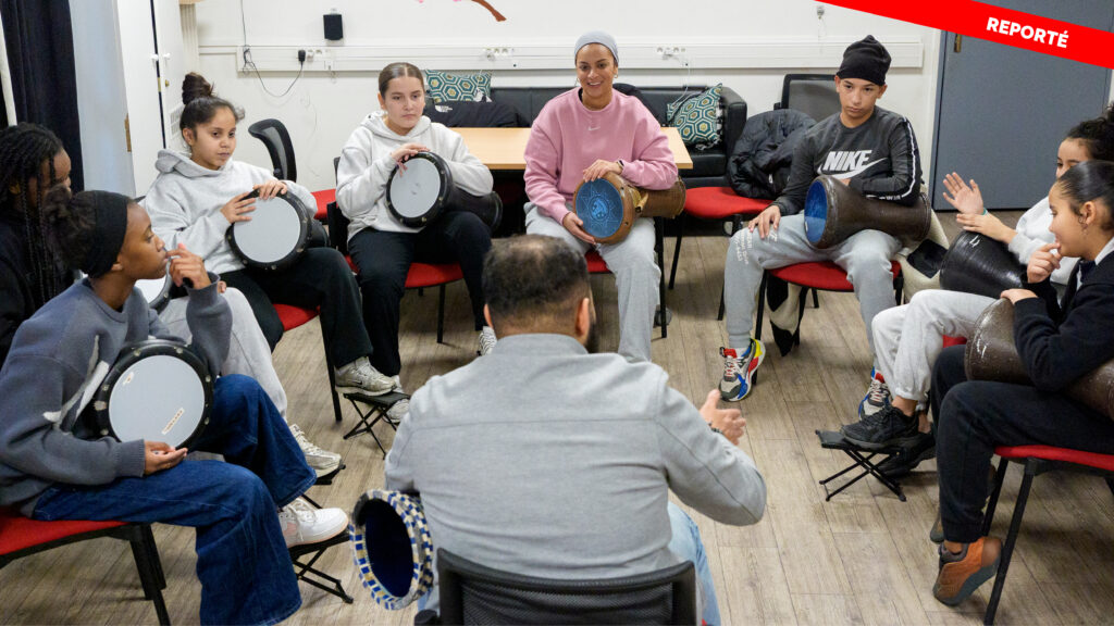 Percussion orientale reportée